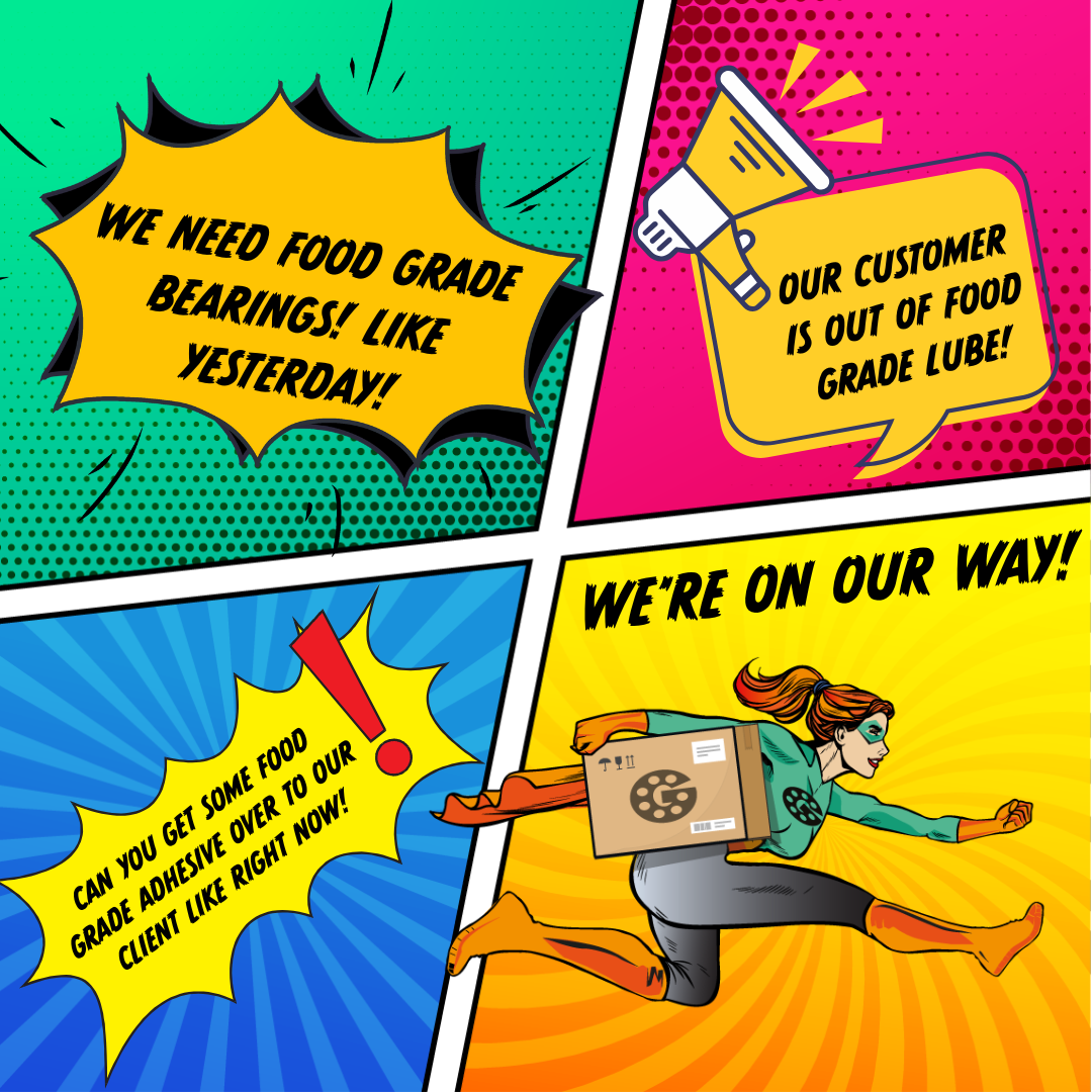 Godiva bearings super hero's on their way with food-grade bearings