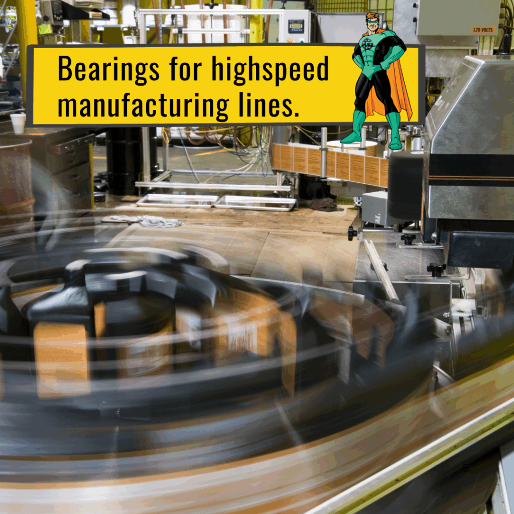 Bearings for High-Speed Manufacturing from Godiva Bearings